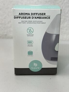 B Pure Aroma Diffuser Water Free Diffusing AAA Battery Operated Portable NEW